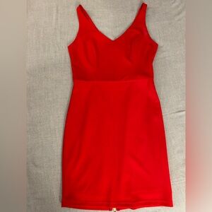 BEBE red dress size 4 medium wear